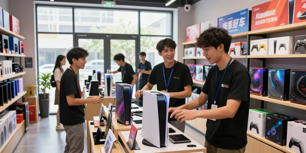 Shopping for gaming consoles at https://rokok88.com with original products and engaging customer experience.