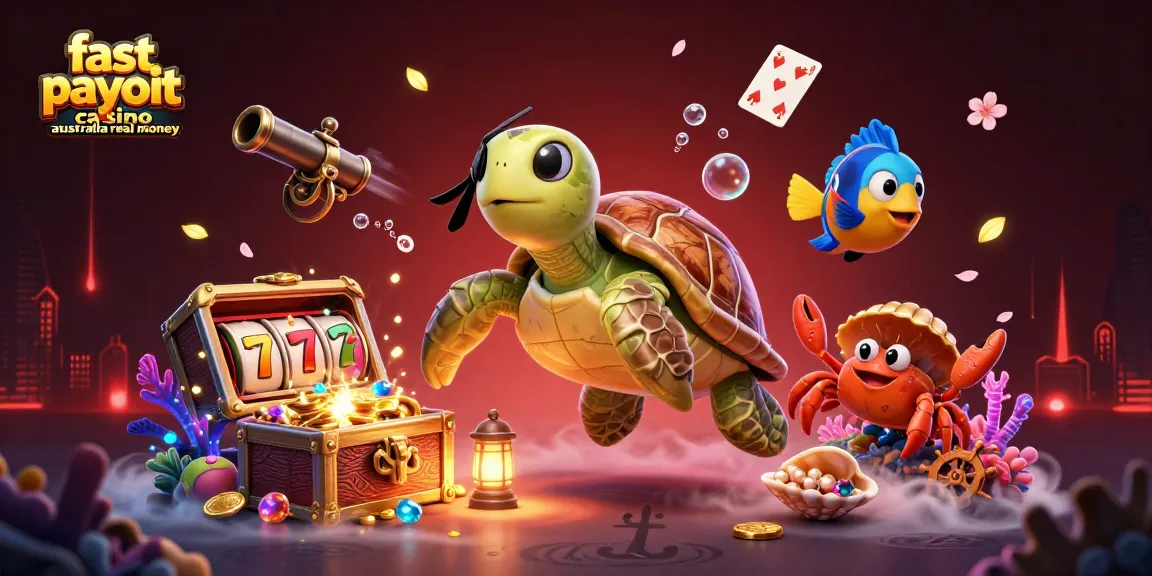Enjoy fast payout casino australia real money with vibrant underwater characters and dazzling treasures.